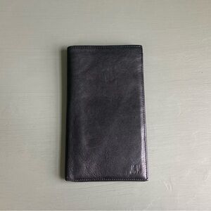 Tumi Soft Black Leather Wallet